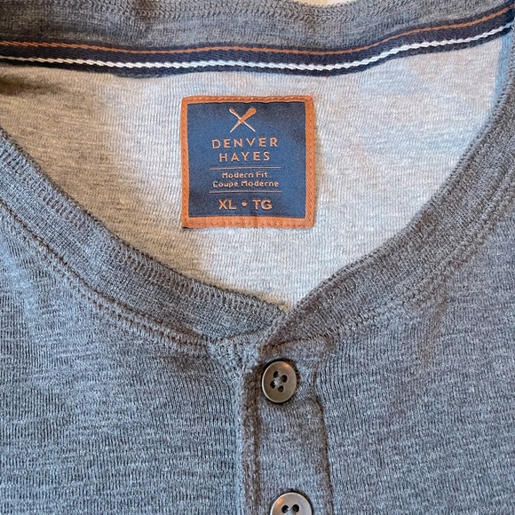 Denver Hayes Grey Men's Short Sleeve Shirt - Picture 3 of 3